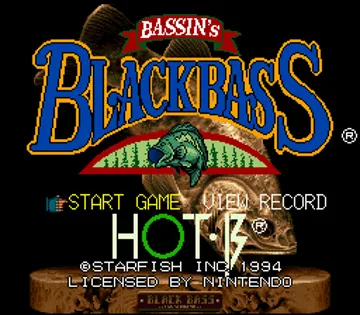 Bassin's Black Bass (USA) screen shot title